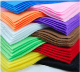 Craft Felt Sheets Pack Of 10 Sheets Mix Colors Soft Non-woven Fabric